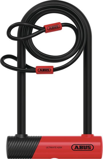 【新品】Abus　アブス　Ultimate 420 D-ロック　U字ロック ABUS Ultimate 420K U-Lock with COBRA Cable | REI Co-op